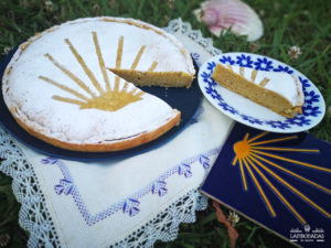 tarta de almendra compostela