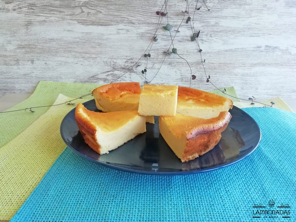 tarta queso de yogur griego
