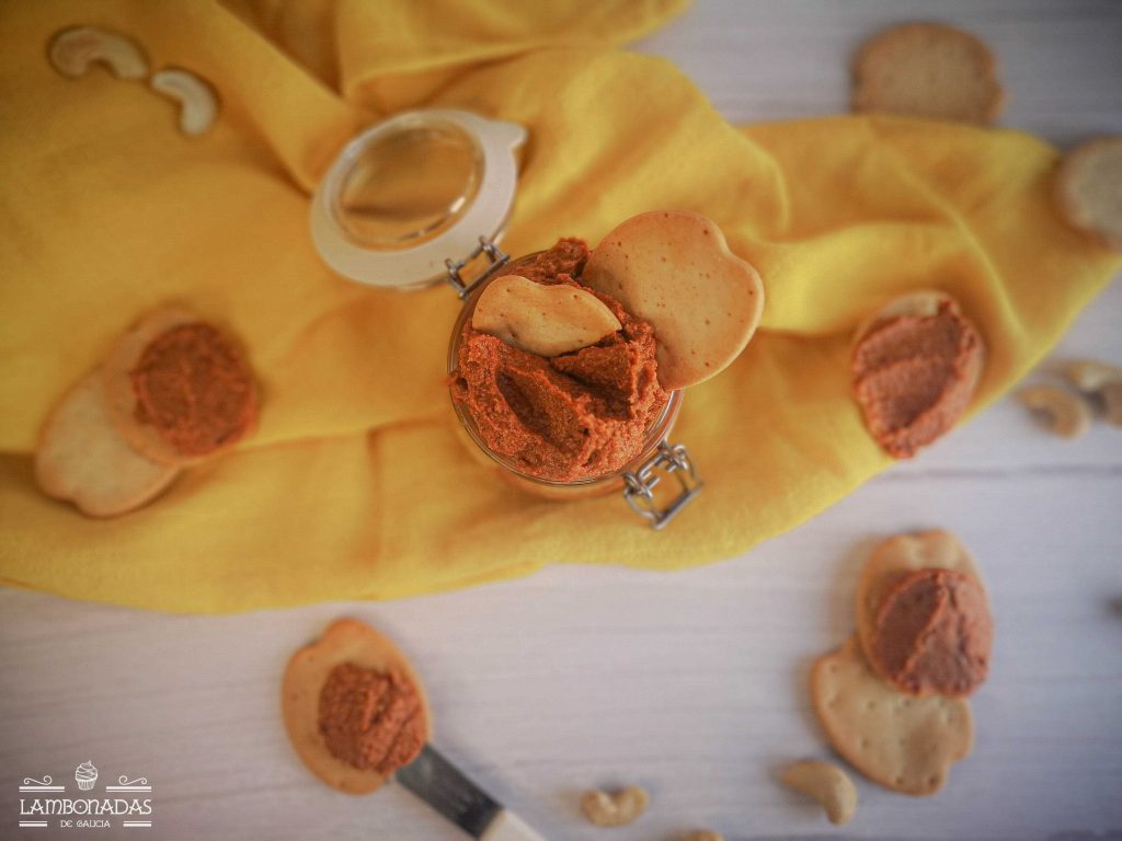 paté vegano de tomate