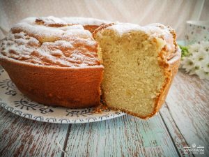 bizcocho esponjoso de nata