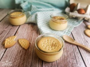 Natillas faciles con galleta
