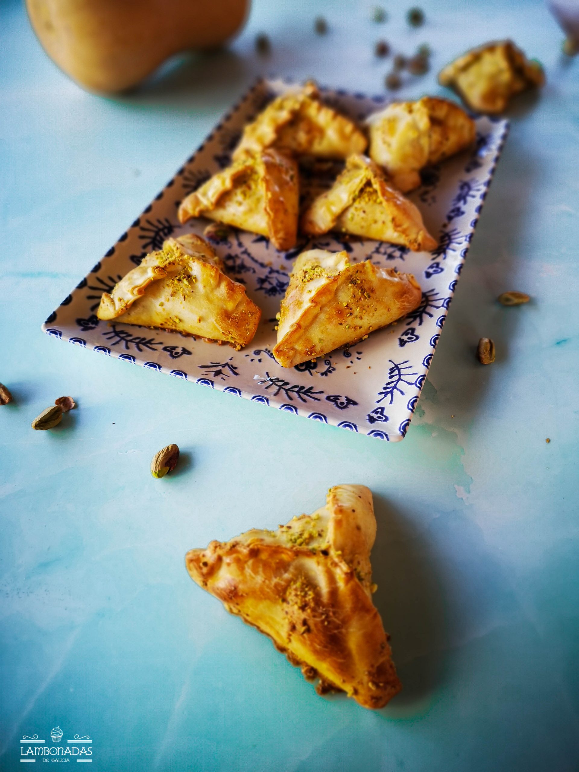 empanadillasde pistacho y calabaza