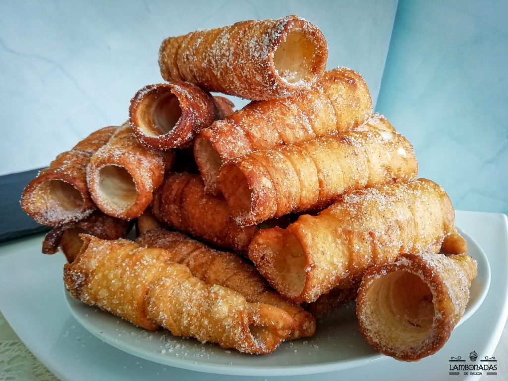 cañas fritas de O Carballiño de carnaval