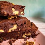 brownie humedo de chocolate