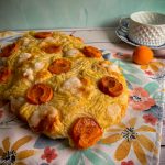 coca de albaricoque y crema san juan