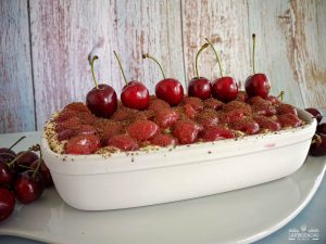 tiramisú de cerezas