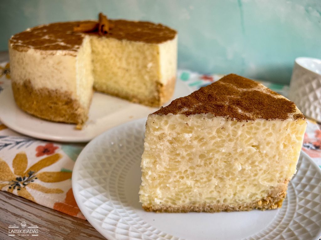 tarta de arroz con leche