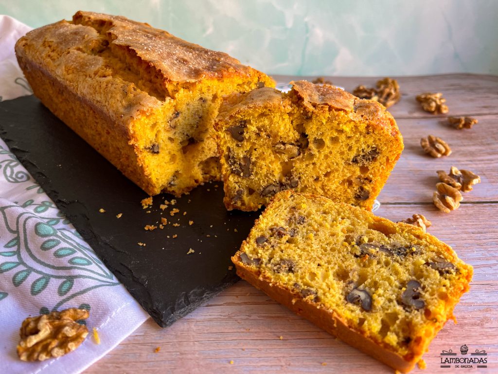 Bizcocho de calabaza y nueces