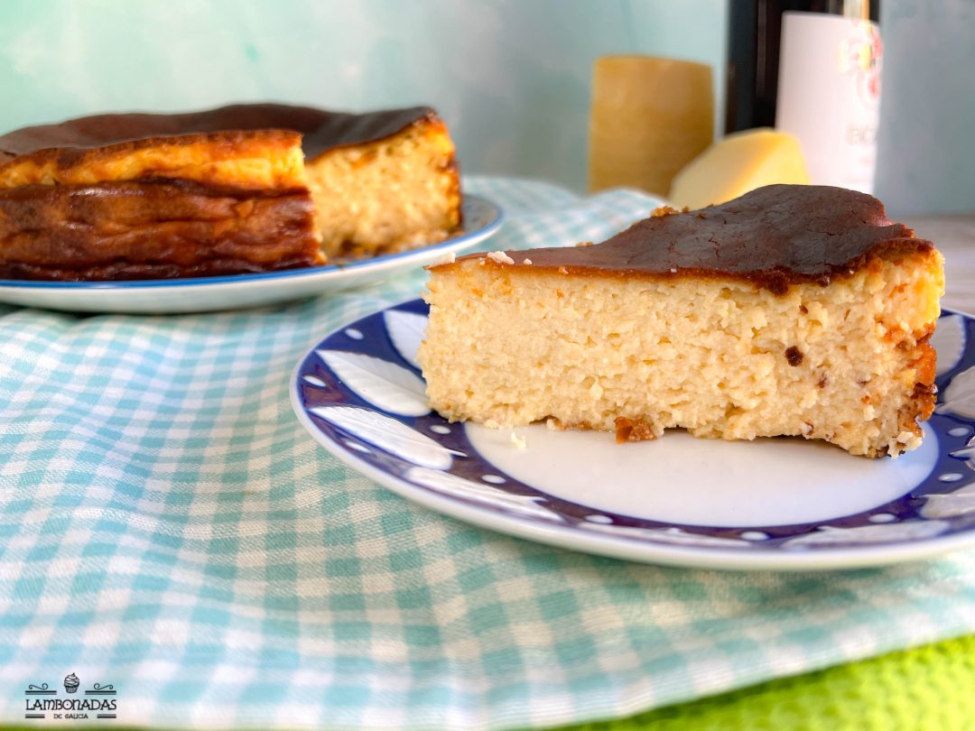 tarta de queso curado
