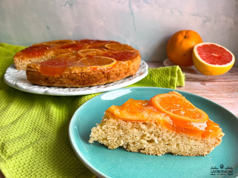 tarta de naranja invertida