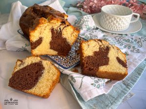 plum cake marmolado