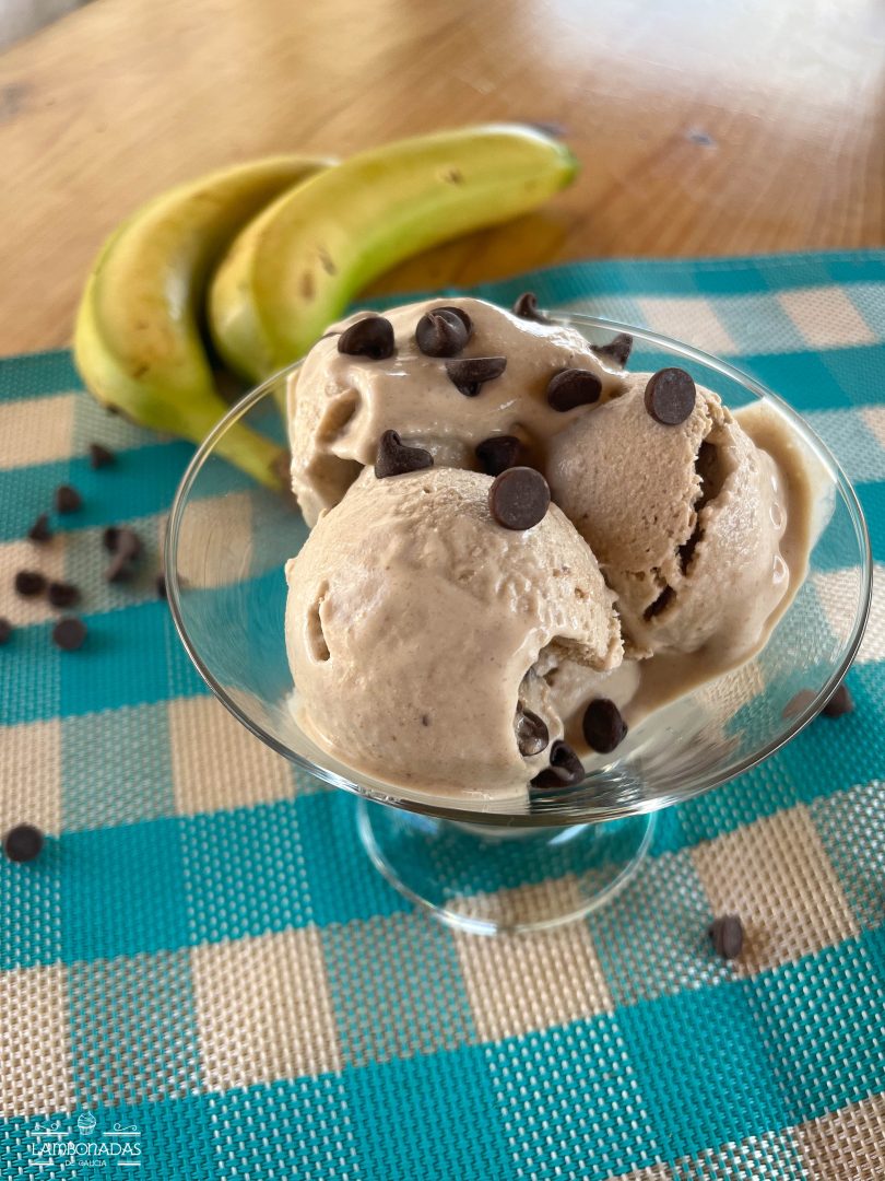 helado de plátano rápido