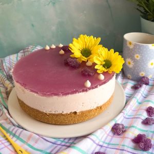 tarta de caramelo de violeta